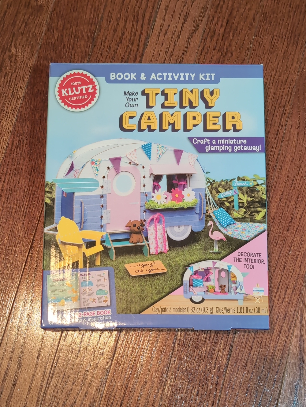 Klutz Tiny Camper Book & Activity Craft Kit Minatures